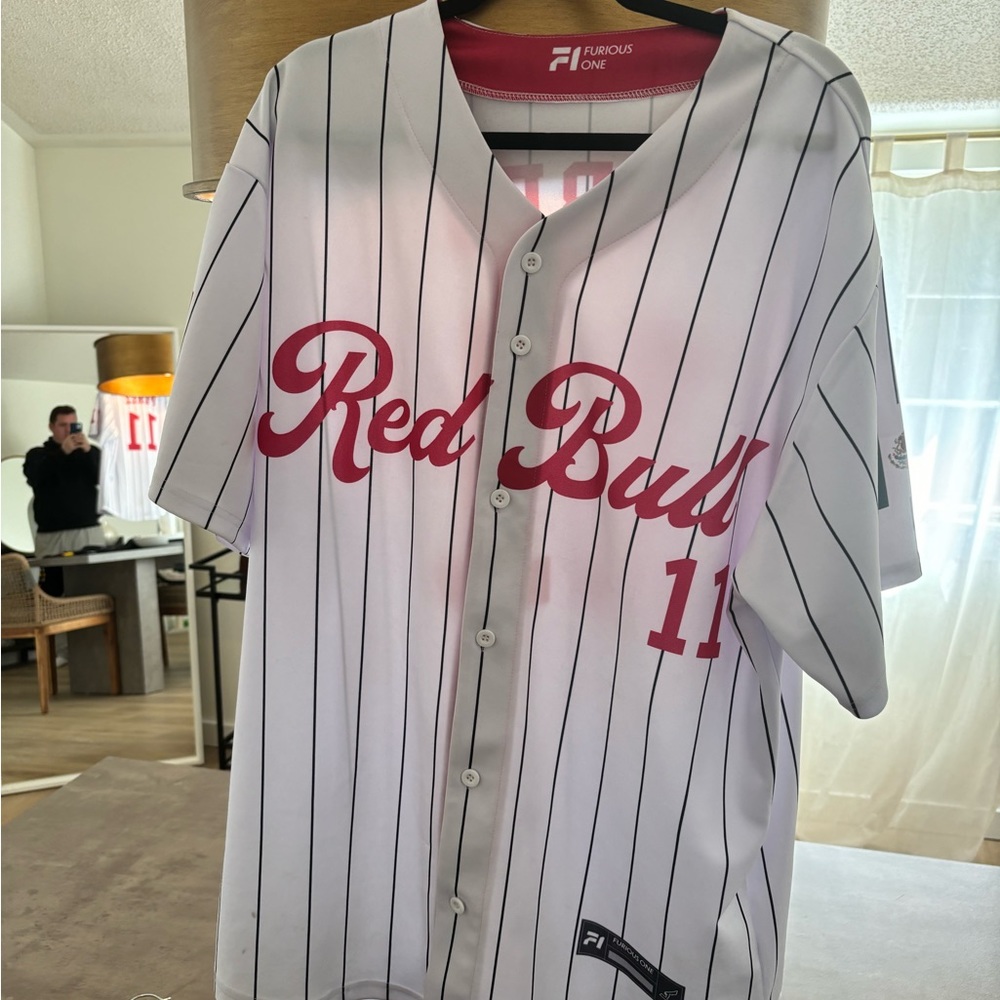 Redbull Sergio Perez F1 Baseball Jersey